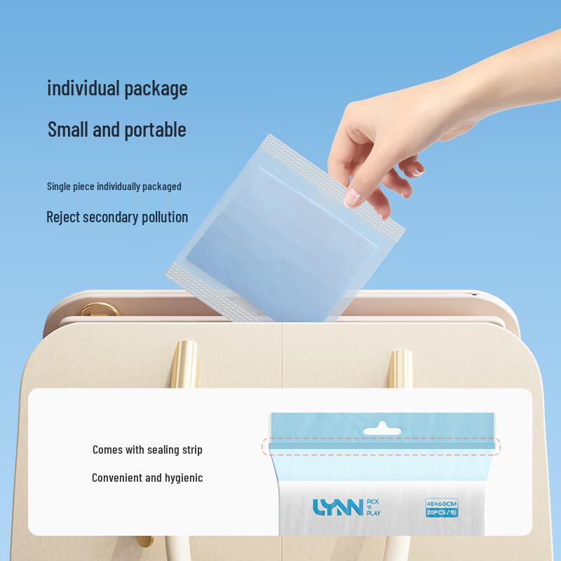 LYNN Disposable Large Toilet Seat Covers (20 Pcs)