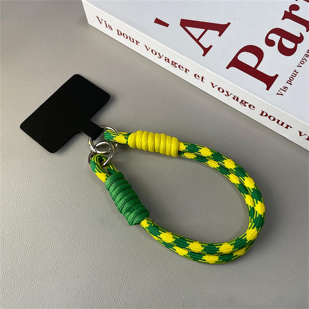Coloful Can Be Carried Twist Rope Lanyard Hanging Decoration Phone Anti-loss Pendant Fashion Strong Wrist Short Straps Band
