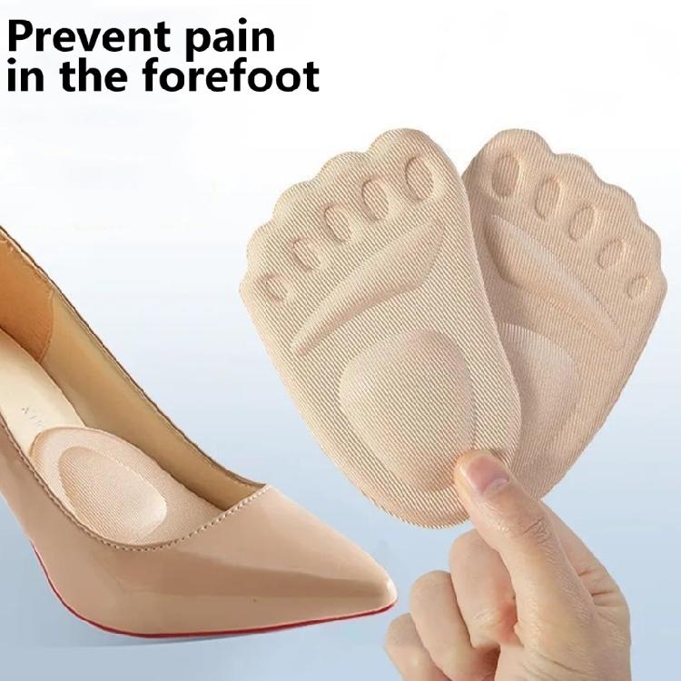 4Pairs Anti Blisters Insoles Anti Chafing Foam Forefoot Protectors Adhesive Shoe Cushion For Women High Heel Dress Shoe