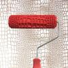 Rubber Pattern Paint Roller 7 Inch Wall Decoration Roller Crocodile Pattern Embossing Rubber  Walls