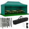 Klapbare partytent - - GP0007 - 3x6 m - corrosiebestendig staal - waterafstotend polyester 420D