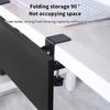 1 Pair Punching-Free Desktop Extending Boards Holder Foldable Keyboards Extension Bracket Office Computer Working Tablet Laptop