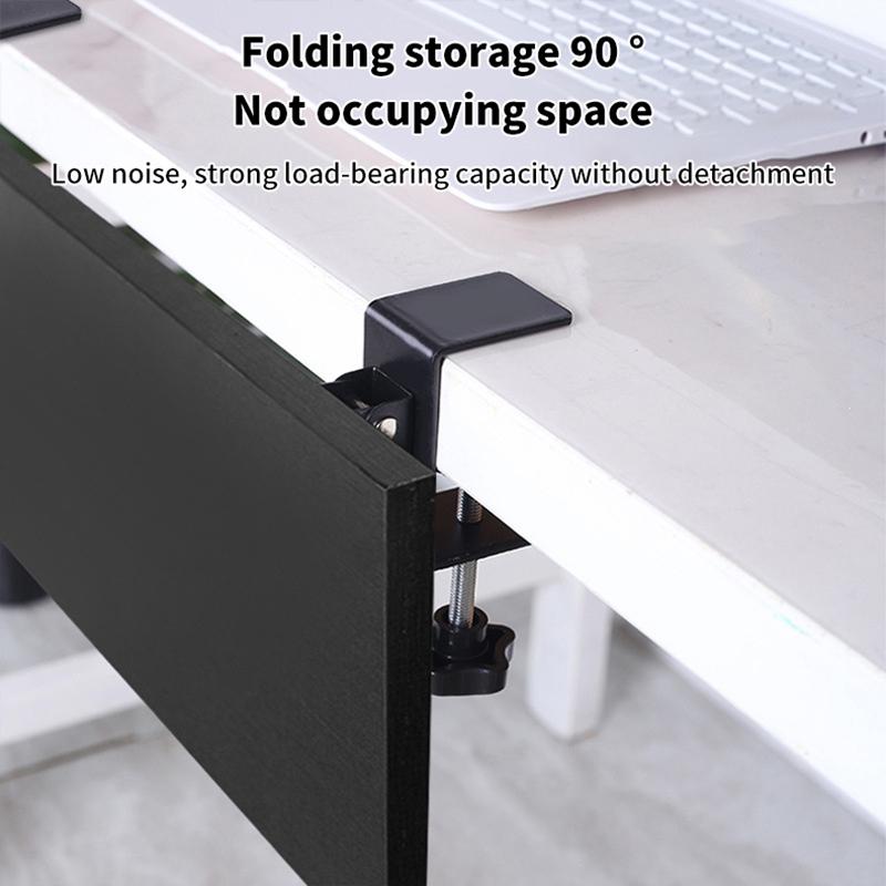 1 Pair Punching-Free Desktop Extending Boards Holder Foldable Keyboards Extension Bracket Office Computer Working Tablet Laptop