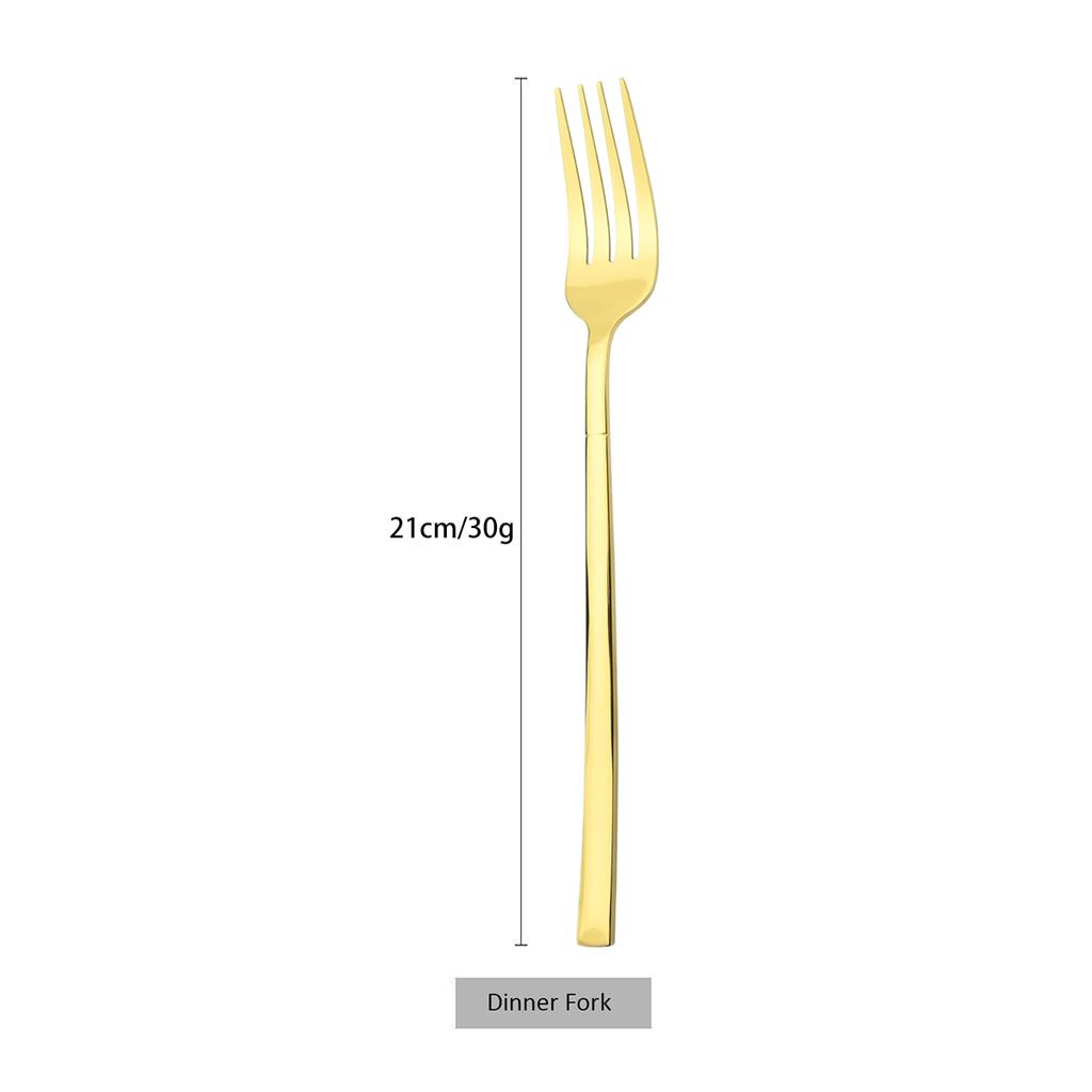 Stainless Steel Cutlery Set Mirror Black Dinnerware Set Knife Dessert Fork Coffee Tea Spoon Tableware Western Kitchen Flatware