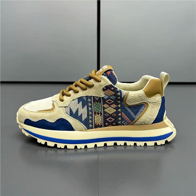National style embroidered dad shoes autumn new comfortable cloth casual ysd 38 leather shoe size
