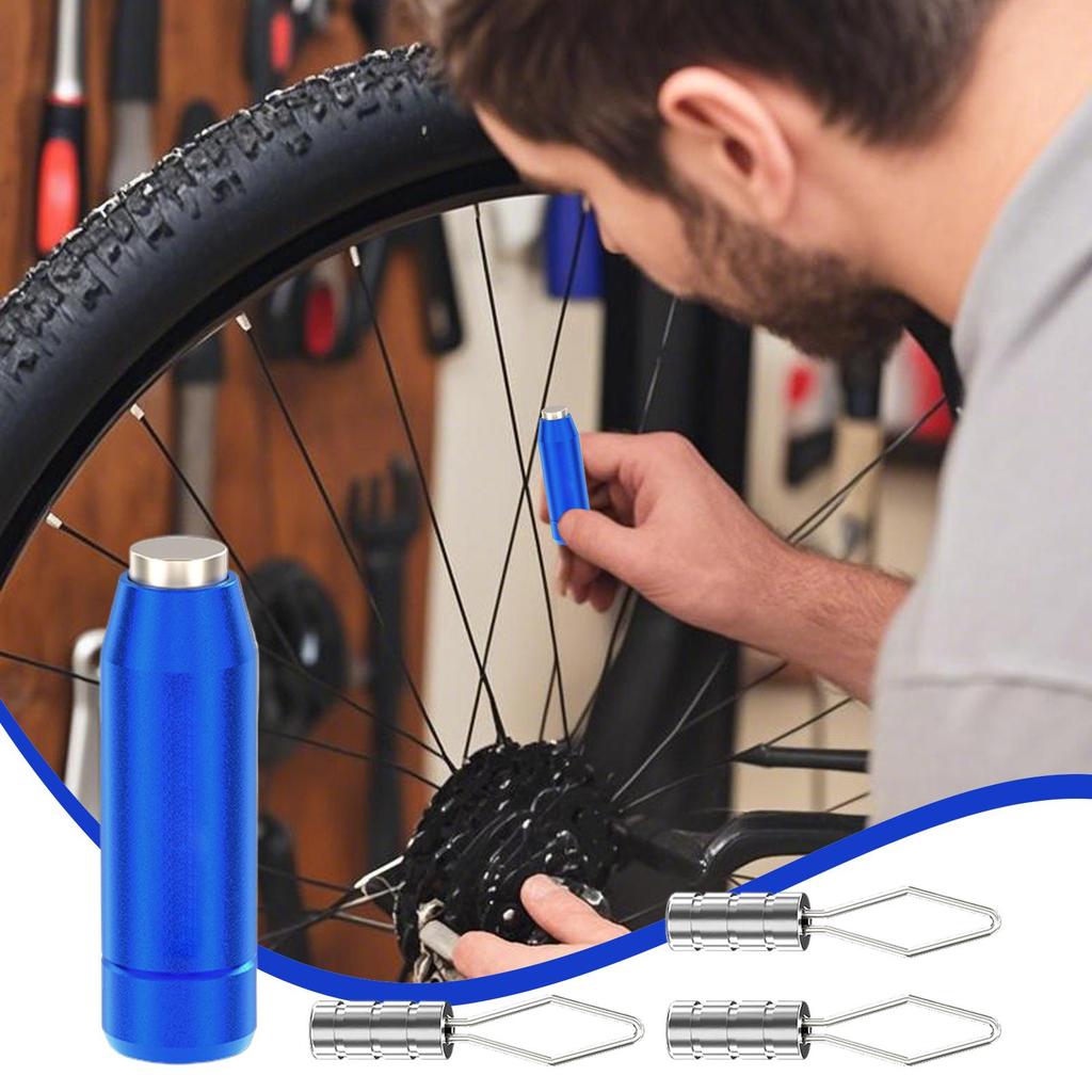 Bike Cable Routing Tool Tension Spanner Traction Gadgets Bicycle Spoke Tool for Cycling Lover Beginner Outdoor Wheel Road