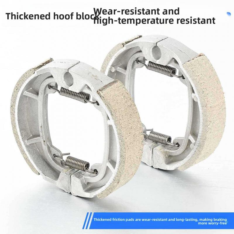 Battery-powered vehicle AG50 front wheel drum brake pads, universal 90 brake shoe blocks, small drum brake pads