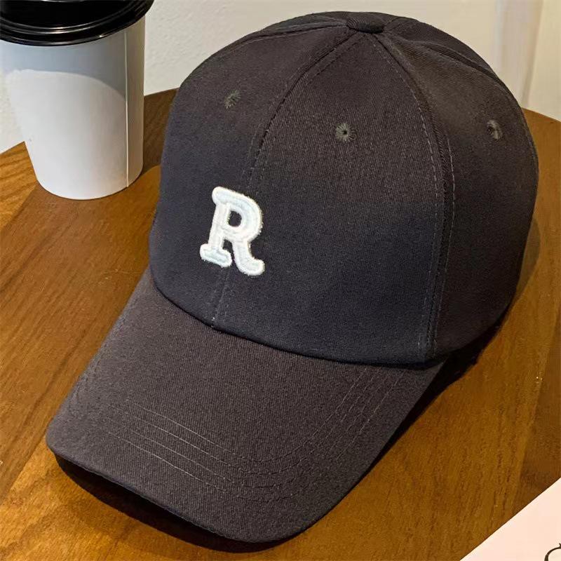 Czapka bejsbolówka haftowana w stylu koreańskim dla mężczyzn i kobiet - Czapka przeciwsłoneczna typu kaczuszka na wiosnę, jesień i lato do aktywności na świeżym powietrzu