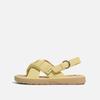 2025 new summer French cross with open toe stepping on shit sandals versatile casual beach shoes soft-soled sandals women
