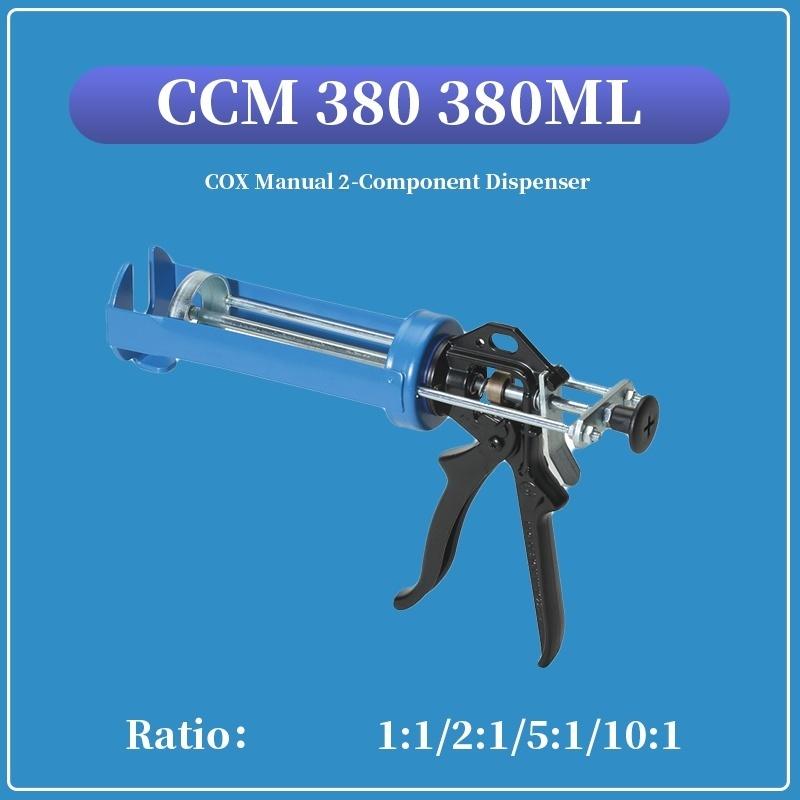 Sulzer COX 2-COMPONENT Manul Dispensers Caulking Gun CCM 380 VBM 100 VBM 200X VBM 400 MR Cartridge Gun Single Component Plastic Other