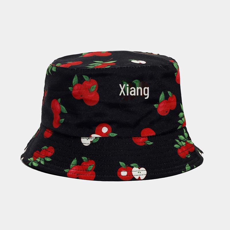 Unisex-Sonnenhut mit Fruchtmuster für Freizeitaktivitäten im Freien und Sommerreisen