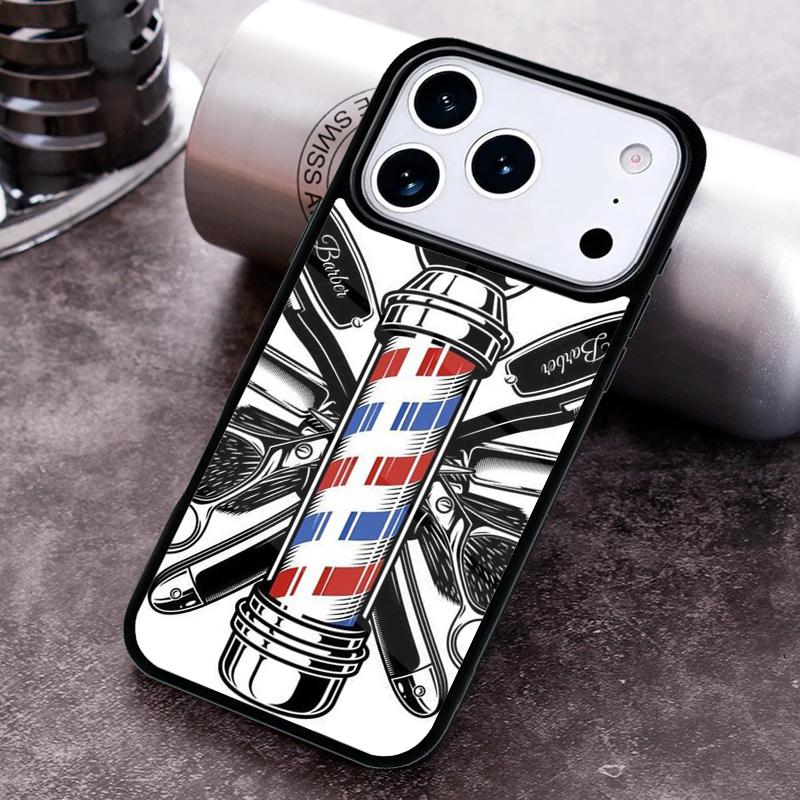 Hairdresser Barber Scissors Phone Case for iPhone 17 16 15 Pro Max Air 14 13 12 11 Plus Shockproof Cover
