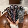 For iPhone 15 Pro Max Luxury Plating Frame Flash Glitter Phone Case For iPhone 11 12 13 14 15 16 Soft Protective Cover