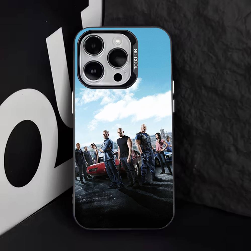 Car F-Fast F-Furious-s Phone Case For iPhone 17,16,15,14,13,12,11,Pro,Max,Plus,E,Air,Mini Black Tpu Cover