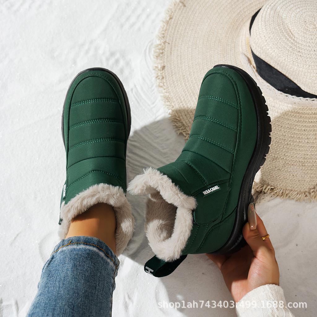 Ladies, Snow Boots, Suede Shoes, Thick Shoes, Warm Shoes, Outdoor Shoes, Waterproof Shoes, Women's Shoes, Outdoor Boots, Non Slip Shoes