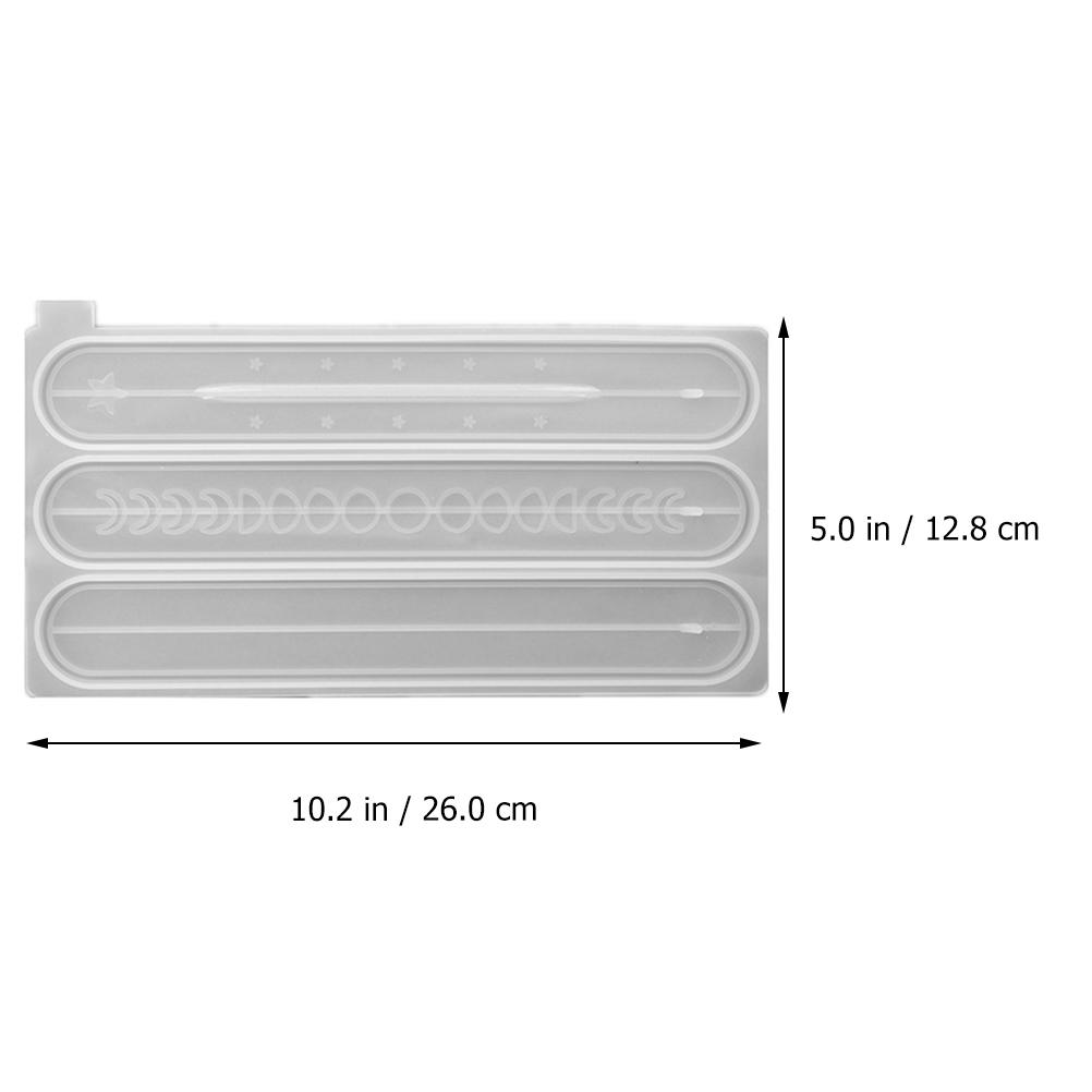 

1Pcs Silicone Incense Stick Stand Mold Featuring Moon Phases - Ideal for DIY Crystal Epoxy and Handcrafted Gift Projects