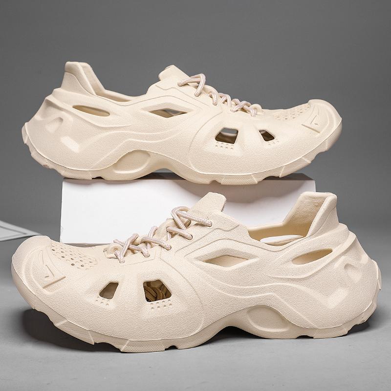 Men‘s Summer Beach Sandals Slippers Shoes Garden Shoes Fashion Street Sandal Vacation Slip-On EVA Slides Design Fashion Shoes