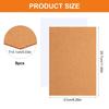 Adhesive Wood Base Covers 1mm Thick 8 Pack Cork Board Tile Note Sheet for DIY Projects Photo Wall Decoration Supplies