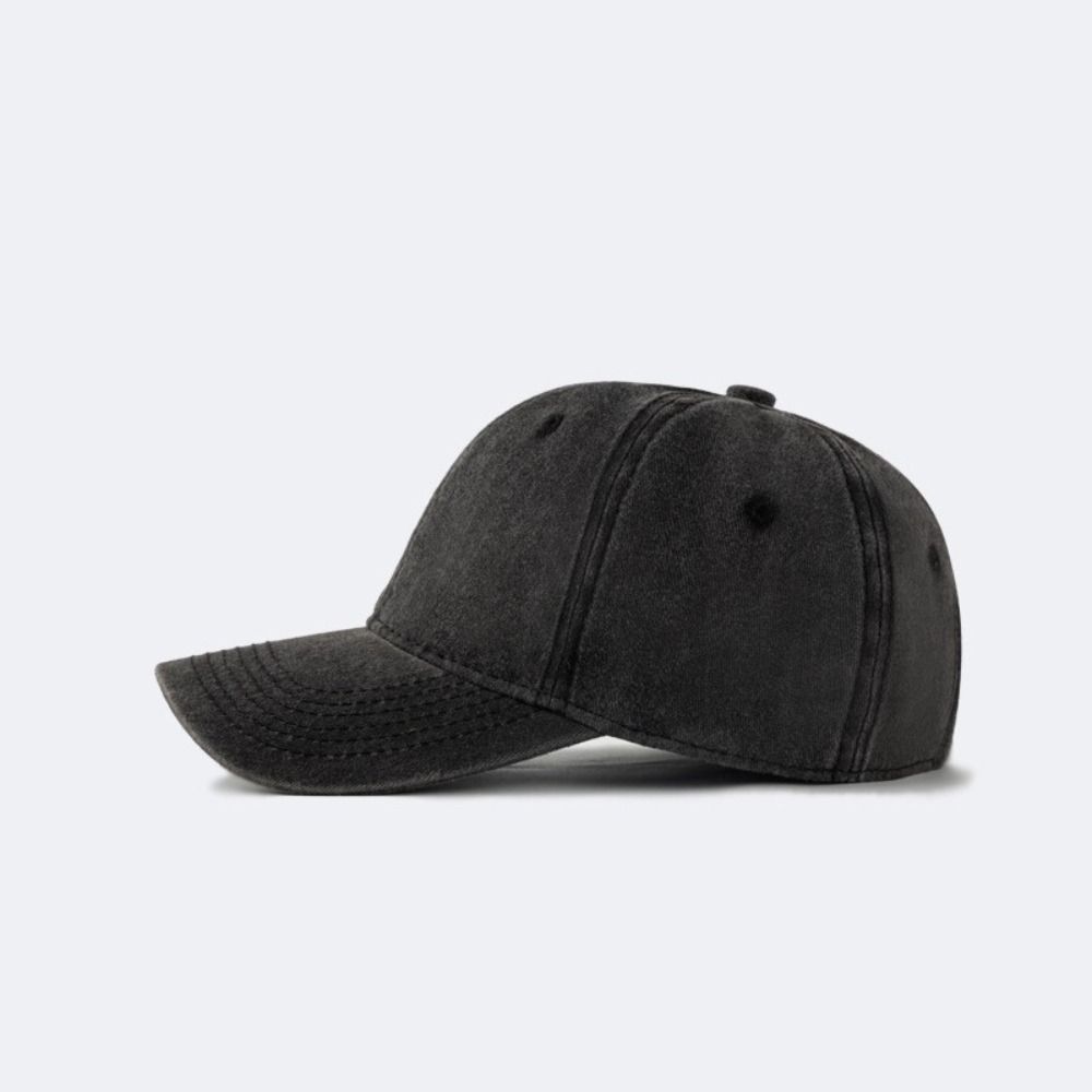 Sweet Cartoon Baseball Hat Peaked Cap Cotton Baseball Cap Simple Cat Print Baseball Cap Outdoor