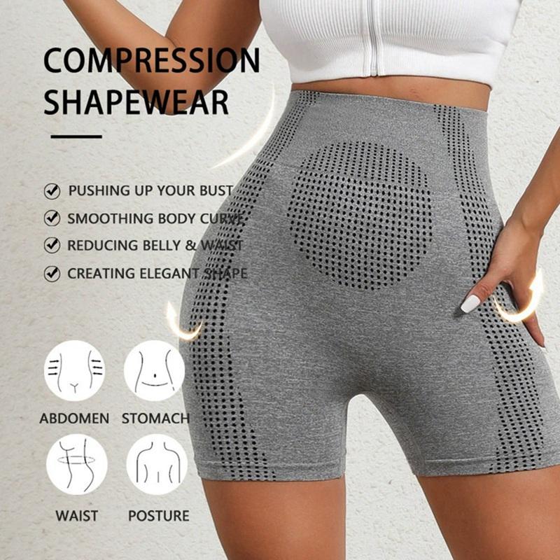 Women's High-waisted Hip Lifting Fitness Shorts Tight Shaperwear