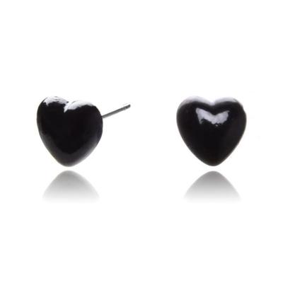 SCALETTO 1164 Black Heart Earring