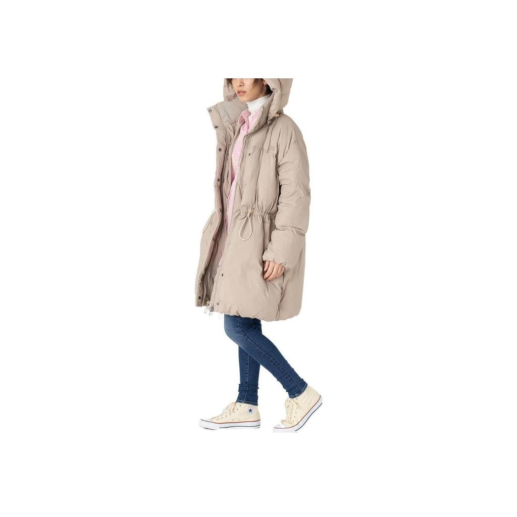 Levis Fw22 Solid Color Drawstring Hooded Down Jacket Women Jackets Lotus-Pink A3257-0002