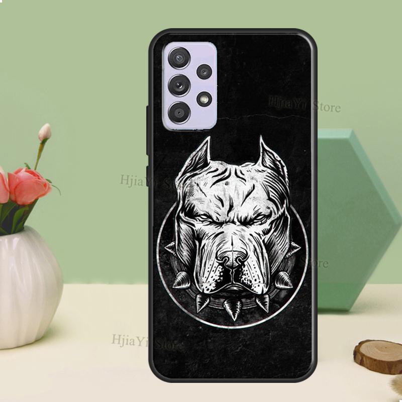 Pit Bull Lovely Dog Pitbull Case For Samsung A54 A34 A24 A14 A51 A71 A12 A22 A32 A52 A72 A73 A33 A53 A13 Back Cover