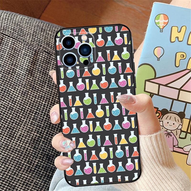 Chemistry Laboratory Phone Case For iPhone 16 Pro Max 15 14 11 12 13 Pro Max Mini XR 16e 16 15 Plus Bumper Cover