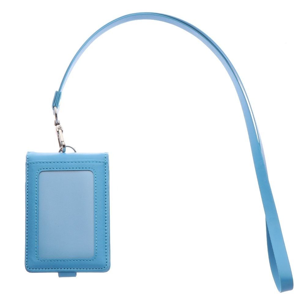 With Lanyard Work Card Holders Solid Color ID Card Cover Daily Life Name Badge Holder  Bank Bus