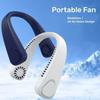 3 Speed Settings Mini Neck Fan Portable Wearable Fan High Quality Bladeless Neck Fan  Home Use