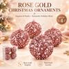 Western Style Foam Christmas Ornament Balls, Set of 4