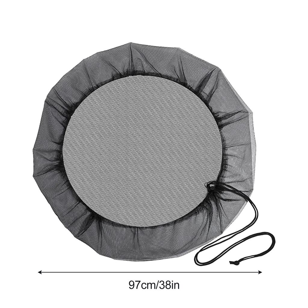 Outdoor Rain Bucket Net Cover Bucket Bug Proof Net Cover Water Tank Screen Protective Cover Rain