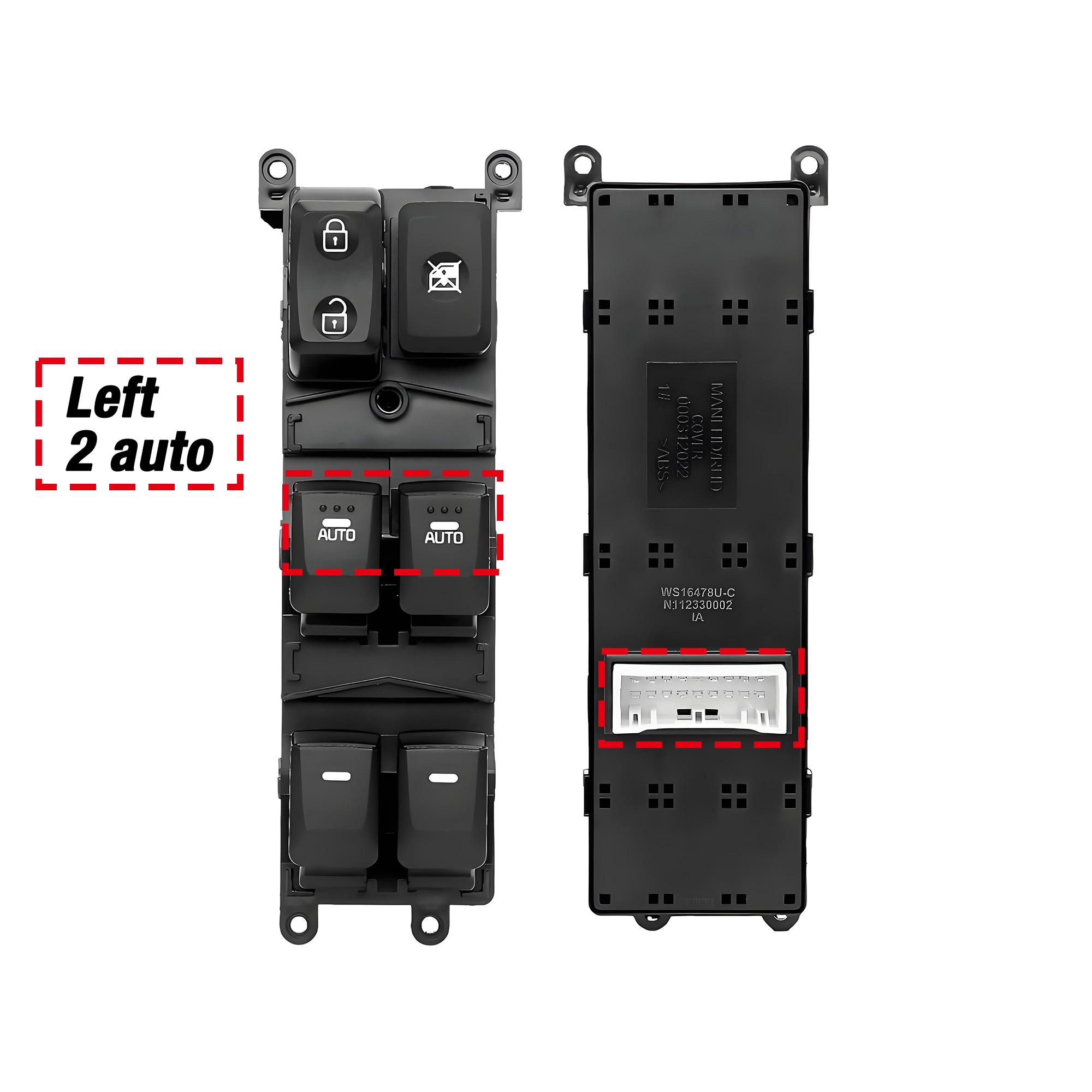 93571-A7200 93570-A7100 For KIA K3 Forte Cerato 2013 2014 2015 2016 2017 2018,Power Window Control Switch Button 93571A7200 2 auto