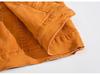Korean Style Sleeveless Orange Denim Motorcycle Vest for Men