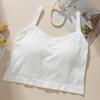 Women's Breast Pad Beautiful Back Short Camisole Summer Hot Girl Tube Top