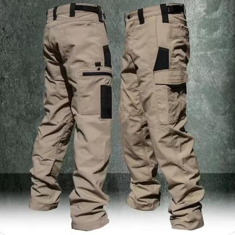 Men's Pants Pockets Work Trousers Casual Tactical Pants Outwear Straight Autumn Winter