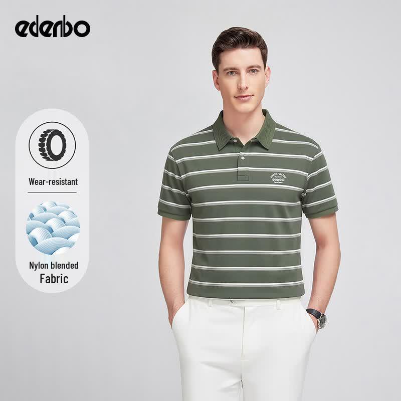 Edenbo Men s Striped Polo T-Shirt XL