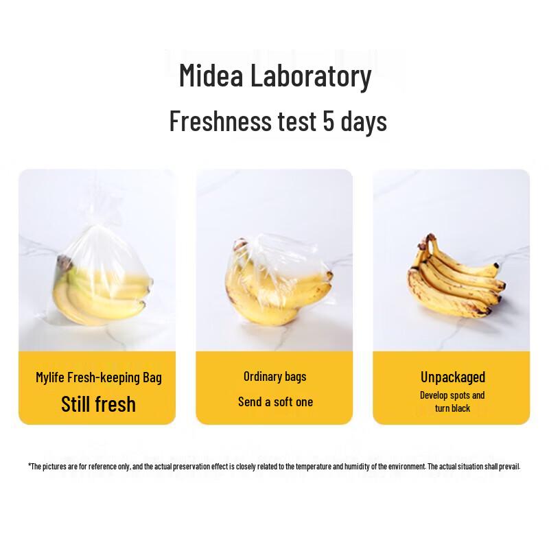 MARYYA Food-Grade PE Fresh-Keeping & Storage Bags - 3-in-1 Combo Pack