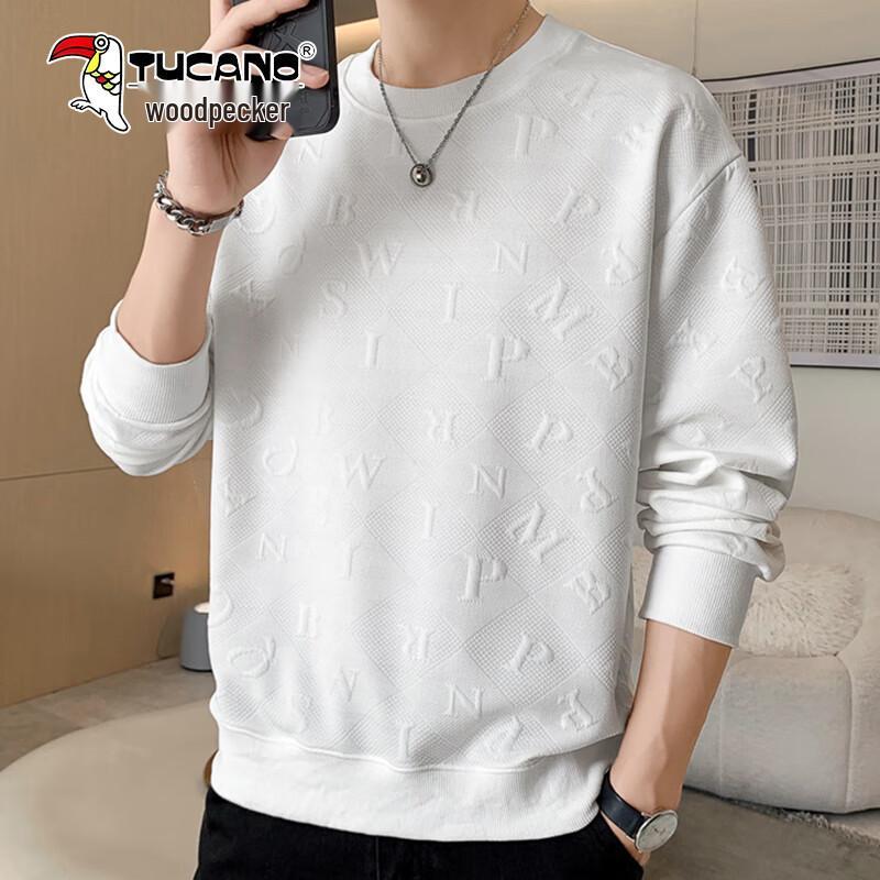 

Мужская футболка с длинным рукавом Woodpecker из плотного хлопка 4XL