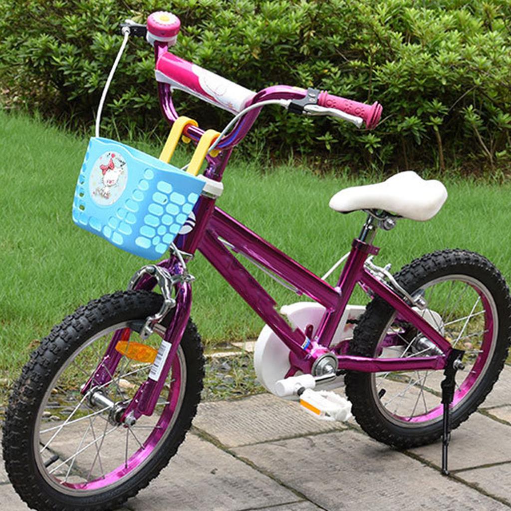 Coș de biciclete pentru copii pentru băieți și fete Coșuri de biciclete pentru copii din plastic impermeabil pentru biciclete și triciclete pentru copii