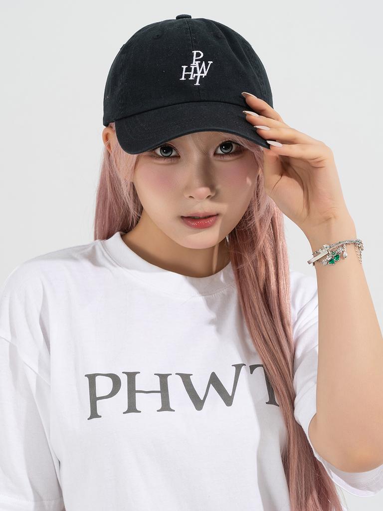 Peijeuhwaiteu Key Logo Washed Cap (Black)