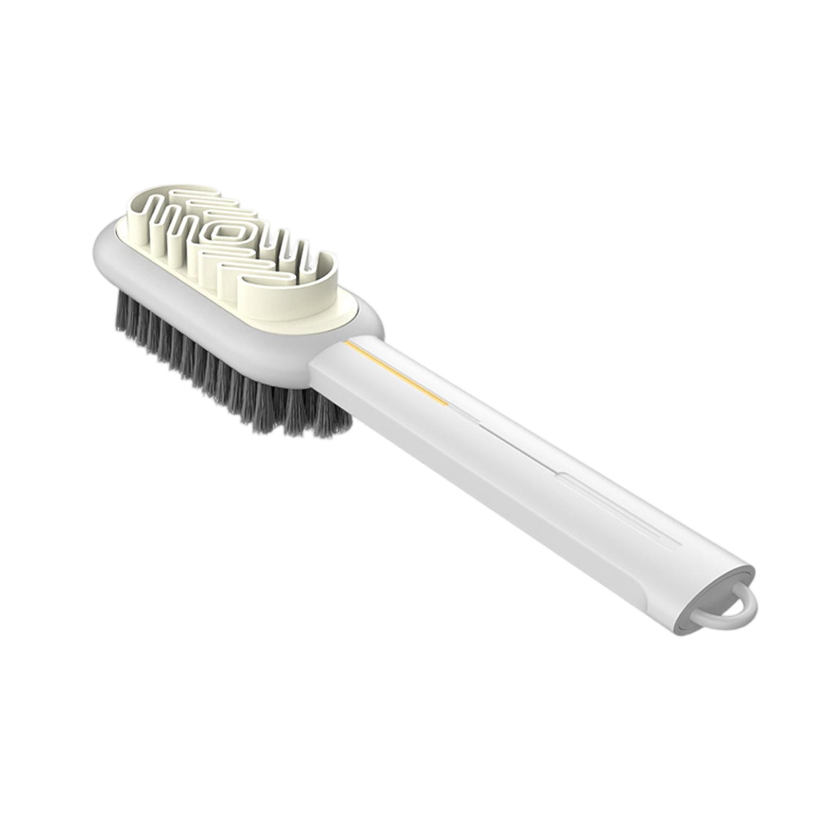 

2 In 1 Scrub Suede Shoe Brush, Rubber Polish Eraser With Soft Bristle Brush For Suede Cleaner And Nubuck Brush One Size белый