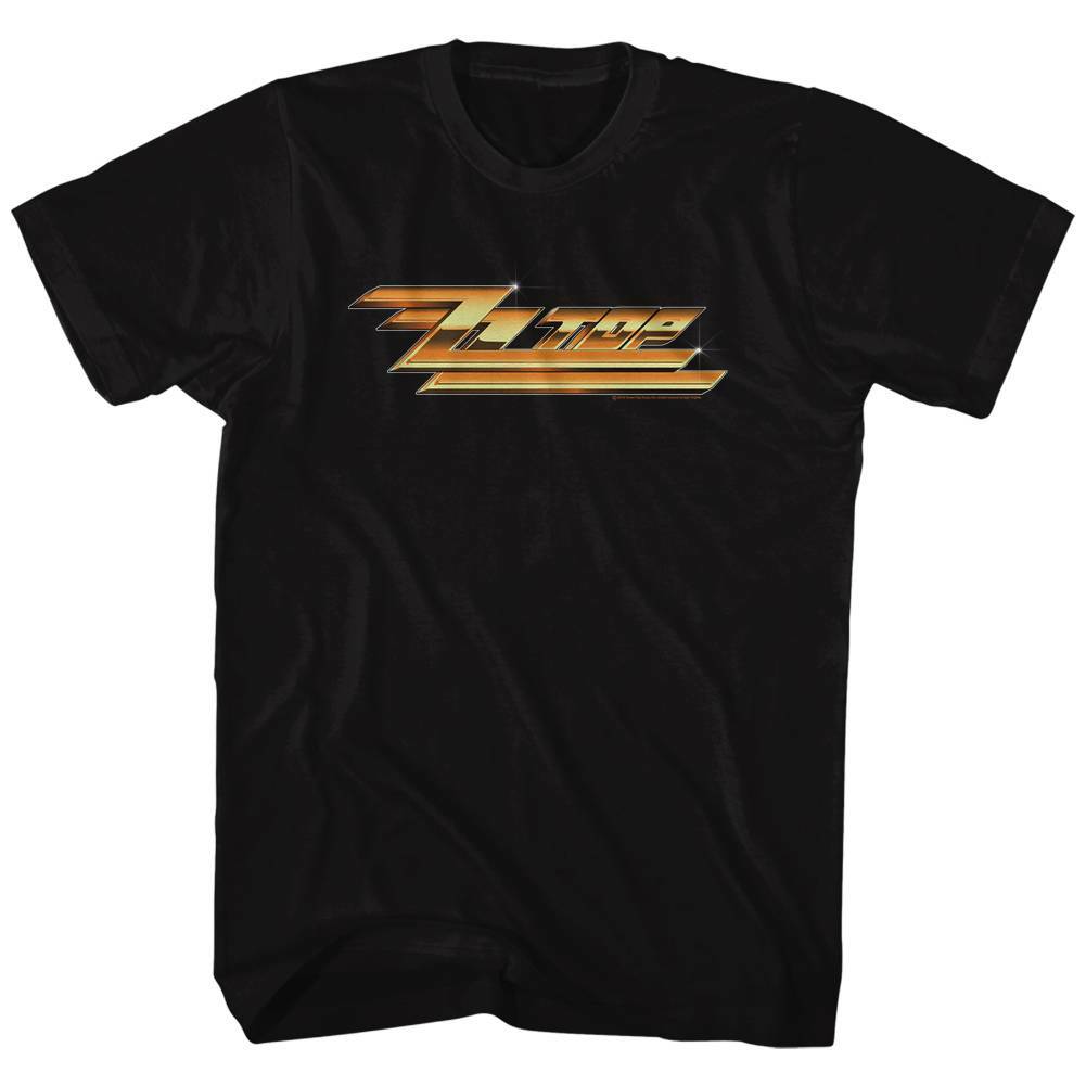 ZZ Top Logo Black Adult T-Shirt XXL