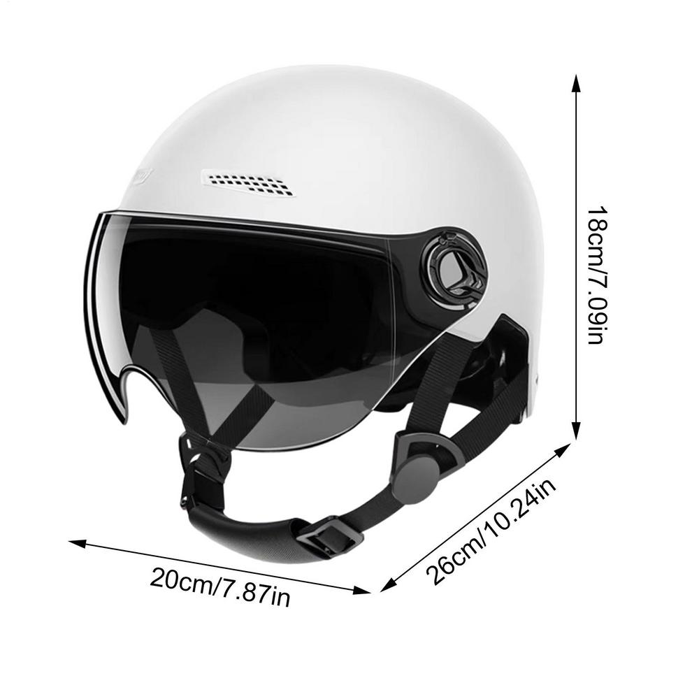 Vintage Motorcycle Classic Helmet Retro Scooter Half Helmet Men Women Safe Cycling Helmet Road Bike Bicycle Head Protection