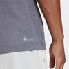 Adidas Logo Print Tennis Polo Shirt Men Tops Dark-Blue HS3315