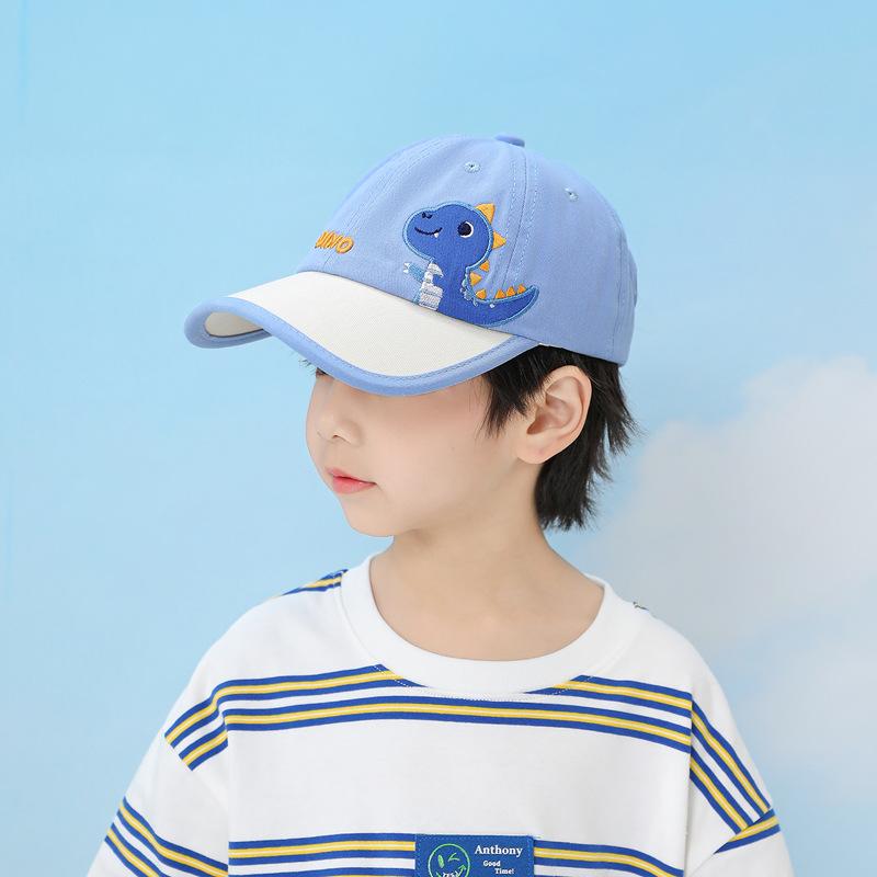 1100 New Children's Hats Boys and Girls Sunshade Baseball Caps Spring and Summer Cartoon Cute Sunscreen Peaked Caps