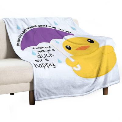 Duck Throw Blanket Bed Fashionable Flannels Luxury Thicken Single Blankets