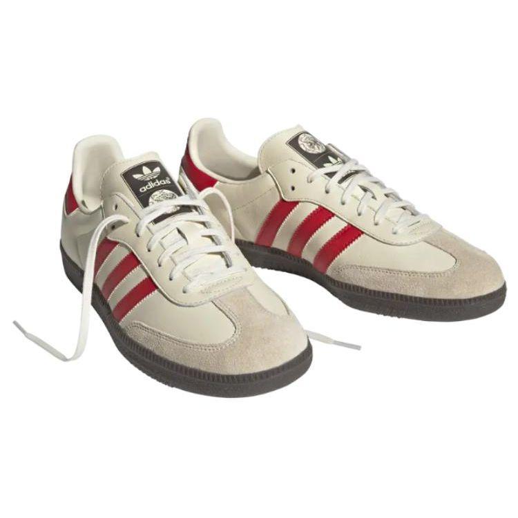 Ajax x adidas Samba Homage Men Sneakers Cream Cream-White Team-Collegiate-Red IE7684
