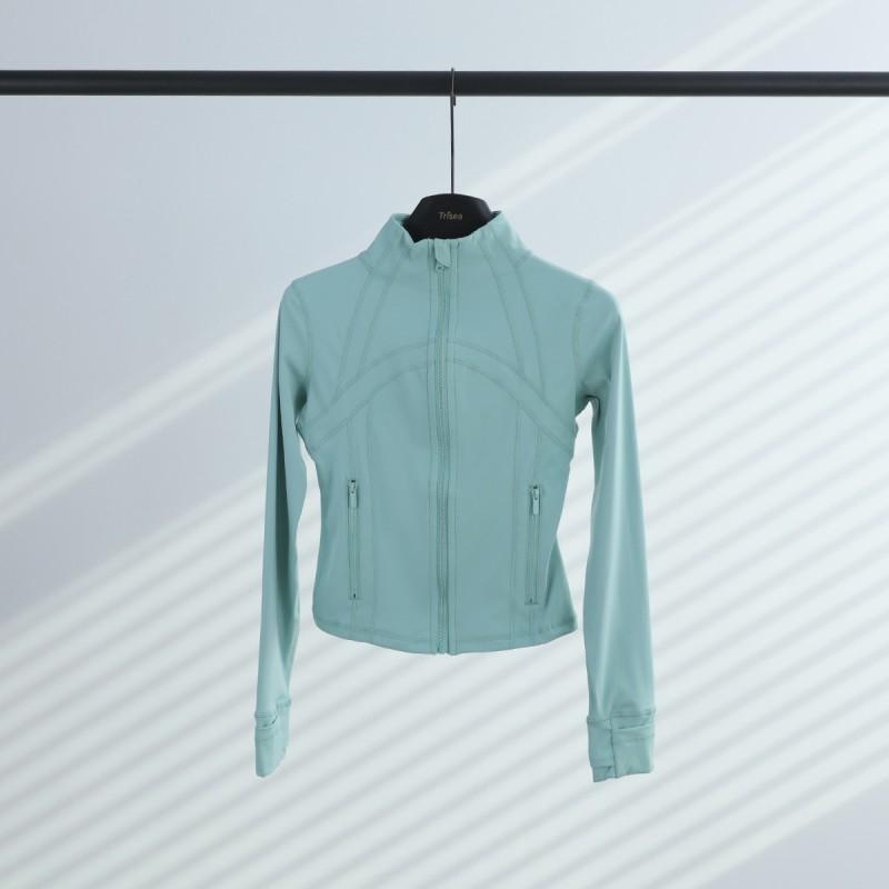 Lulu Define Short Stand Collar Jacket Women Slim Fit Yoga Running Activewear
