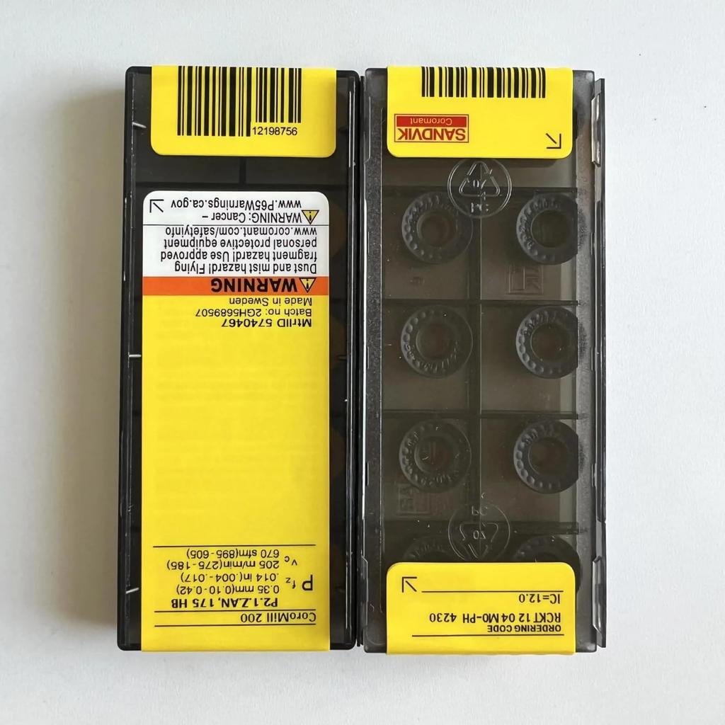 Original Sandvik / RCKT1204M0-PH 4230  / CNC Lathe Carbide Blade 10 PCS